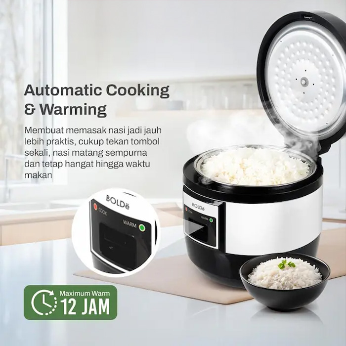 Bolde Super Cook Maestro Pro Max Stainless 2.3 L - Hitam